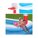 Bestway Inflatable Play Pool Kids Pool Swimming Basketball Play Pool