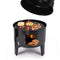 3 in 1 Charcoal Vertical Smoker BBQ Grill Roaster Portable Outdoor Steel Steamer