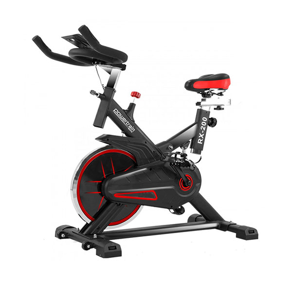 Rx 200 Exercise Spin Bike Cardio Cycle Red