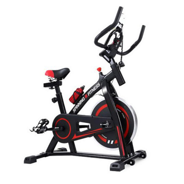 Spin Exercise Bike Flywheel Fitness Home Workout Gym Machine Black