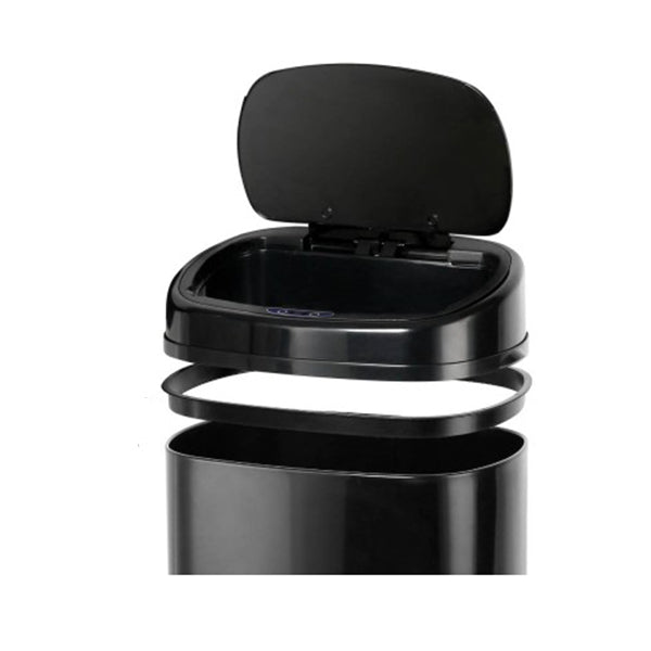 68L Motion Sensor Rubbish Bin Black