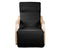 Birch Plywood Adjustable Rocking Arm Chair w/ Fabric Cushion