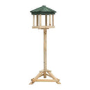 Standing Bird Feeder Solid Firwood 33X106 Cm