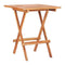 3 Piece Bistro Set Solid Teak Wood With Grey Cushions