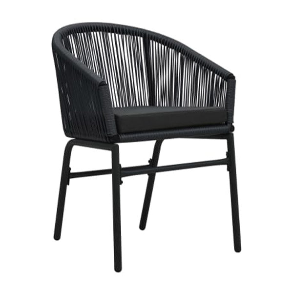3 Piece Bistro Set With Cushions Pvc Rattan Black
