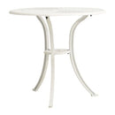3 Piece Bistro Set Cast Aluminium White 62X65 Cm