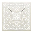 3 Piece Bistro Set With Swivel Cast Aluminium White