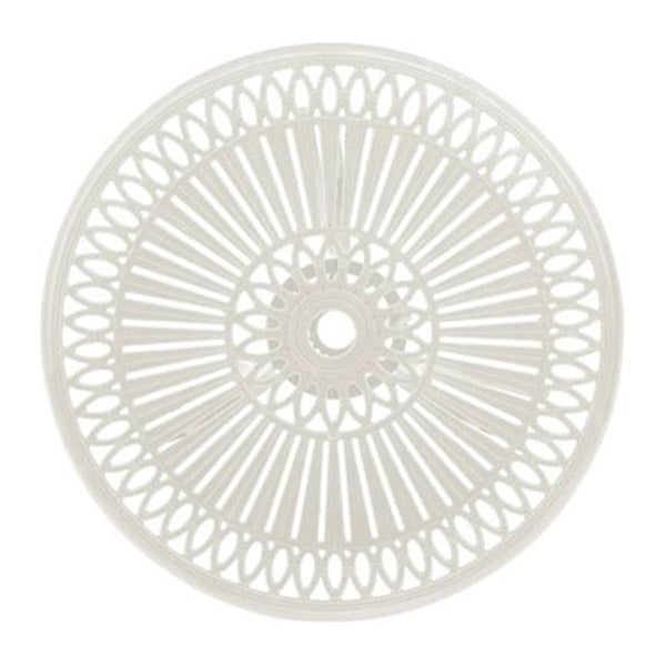3 Piece Bistro Set Cast Aluminium White 62X65 Cm