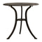 3 Piece Bistro Set With Swivel Cast Aluminium Bronze 62X65 Cm