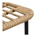 3 Piece Bistro Set Poly Rattan Oak