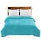 Teal Colour DreamZ 320GSM 220x240cm Ultra Soft Mink Blanket Warm Throw