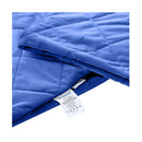 9Kg Double Size Anti Anxiety Weighted Blanket Gravity Blankets Royal Blue