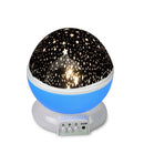 Led Night Star Sky Projector Light Lamp Rotating Starry Baby Room Kids