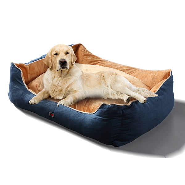 Pet Bed Mattress Dog Cat Pad Mat Puppy Cushion Soft Warm Washable Blue