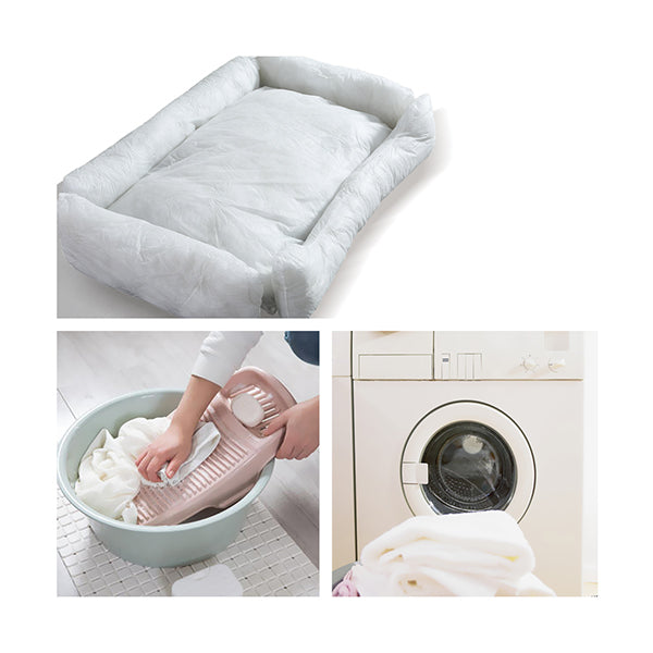Pet Bed Mattress Dog Cat Pad Mat Puppy Cushion Soft Warm Washable Blue