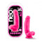 Neo Elite 7 Inch Silicone Dual Density Cock With Balls Neon