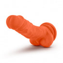 Neo Elite 7 Inch Silicone Dual Density Cock With Balls