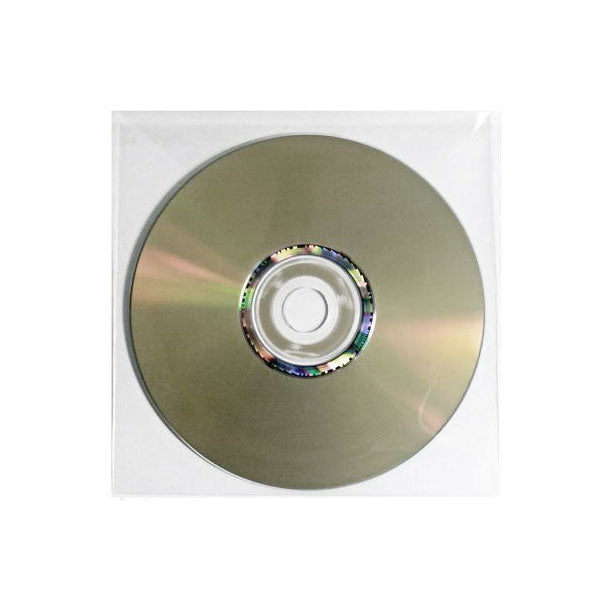 Cd-Dvd Clear Pvc Sleeve Hold 1 Disc
