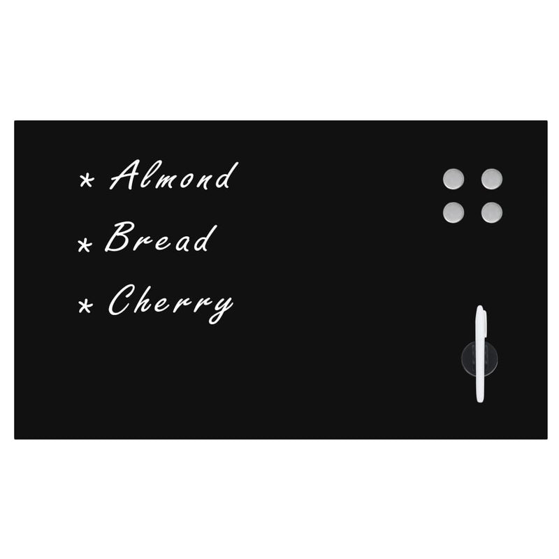 Wall Mounted Magnetic Blackboard Glass