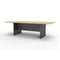 Rectangular Boardroom Table Natural Oak 3200X1200X730Mm