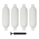 Boat Fender 4 Pcs White Pvc