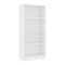 4 Tier Book Cabinet White 60X24X142 Cm Chipboard