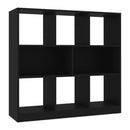 Book Cabinet Black 100 Cm Chipboard