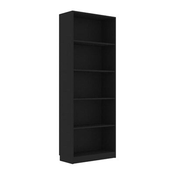 5 Tier Book Cabinet Black 60X24X175 Cm Chipboard