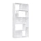 Book Cabinet White 67X24X161 Cm Chipboard