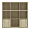 Book Cabinet Sonoma Oak 98X30X98 Cm Chipboard