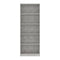 5 Tier Book Cabinet Concrete Grey 60X24X175 Cm Chipboard