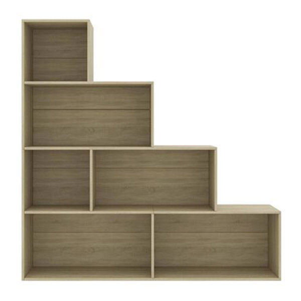 Book Cabinet Or Room Divider Sonoma Oak 155X24X160 Cm Chipboard