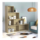 Book Cabinet Or Room Divider Sonoma Oak 155X24X160 Cm Chipboard