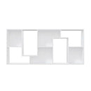 Book Cabinet White 67X24X161 Cm Chipboard