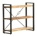 3 Tier Bookcase Solid Mango Wood