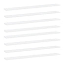 Bookshelf Boards 8 Pcs White 80X10 Cm Chipboard