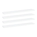 Bookshelf Boards 4 Pcs White 60X10 Cm Chipboard