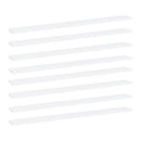 Bookshelf Boards 8 Pcs White 100X10 Cm Chipboard
