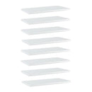 Bookshelf Boards 8 Pcs 40X20 Cm Chipboard