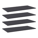 Bookshelf Boards 4 Pcs 80X20 Cm Chipboard