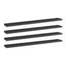 Bookshelf Boards 4 Pcs 80X10 Cm Chipboard