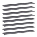 Bookshelf Boards 8 Pcs 60X10 Cm Chipboard
