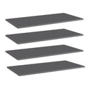 Bookshelf Boards 4 Pcs 80X20 Cm Chipboard