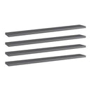 Bookshelf Boards 4 Pcs 80X10 Cm Chipboard