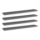 Bookshelf Boards 4 Pcs 60X10 Cm Chipboard