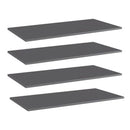 Bookshelf Boards 4 Pcs 80X30 Cm Chipboard