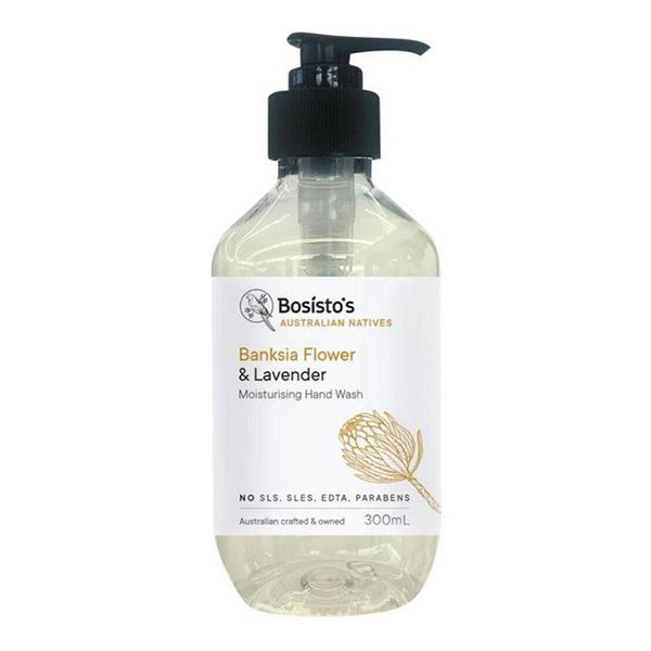 300Ml Hand Wash Pump Banksia Lavender Moisturising Soap Free Liquid