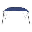 4 Bow Bimini Top Blue Fabric