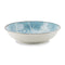 4 Pcs Shallow Bowl Set Porcelain Sky Blue 205Mm
