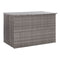 Garden Storage Box Grey 150X100X100 Cm Poly Rattan